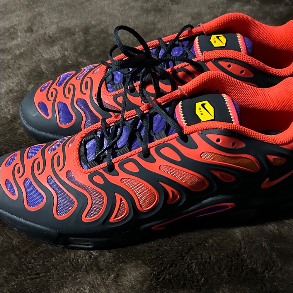 Nike Red and Purple Sneakers